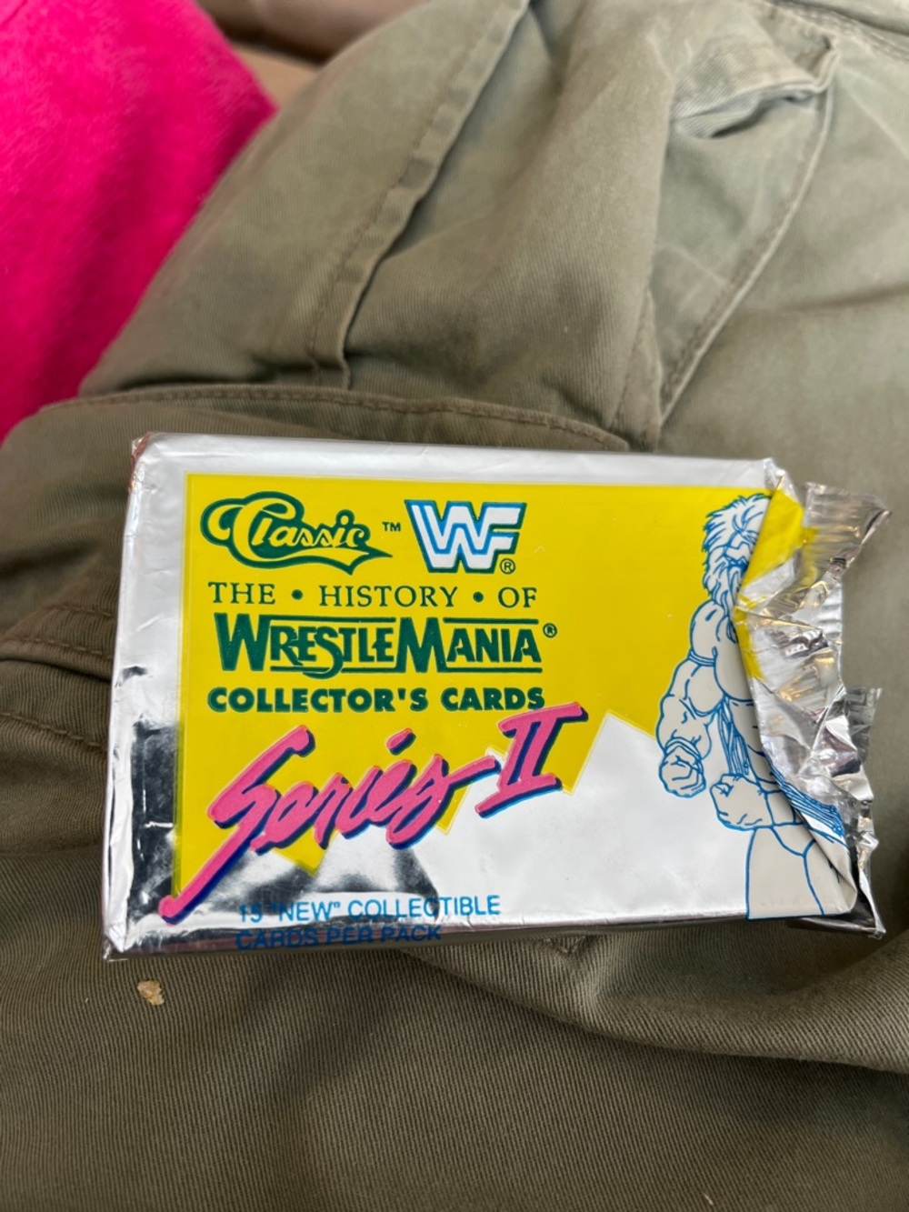 Classic WrestleMania Series II Collector's Cards - Yellow Pack